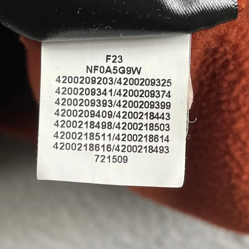 The North Face‎ Pullover Mens L Orange 1/4 Zip Fleece Jacket Canyonlands Pocket